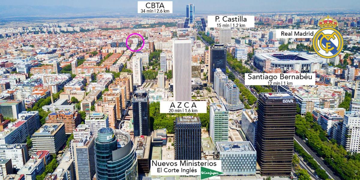 Bernabeu - Cuzco - Eurobuilding 2 Luxury Apartment Madrid Exterior photo